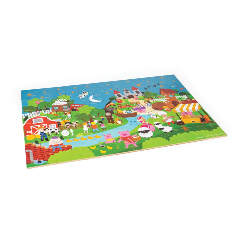 image 1 of Nursery Rhyme Floor Puzzle