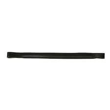 Kincade Classic Leather Plain Horse Browband - Black - Full