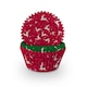 image 1 of Green & Red Reindeer Christmas Paper Cupcake Cases - Pack of 75