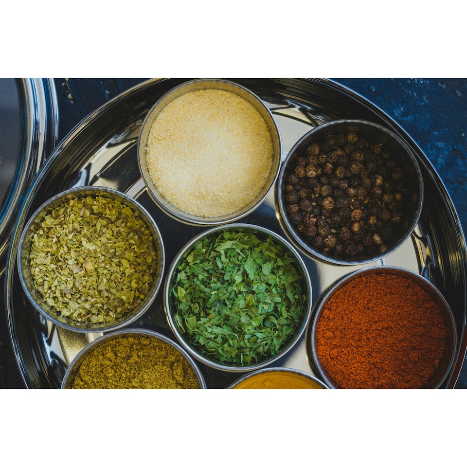 image 1 of KitchenCraft Spice Box Silver Stainless Steel | Silver