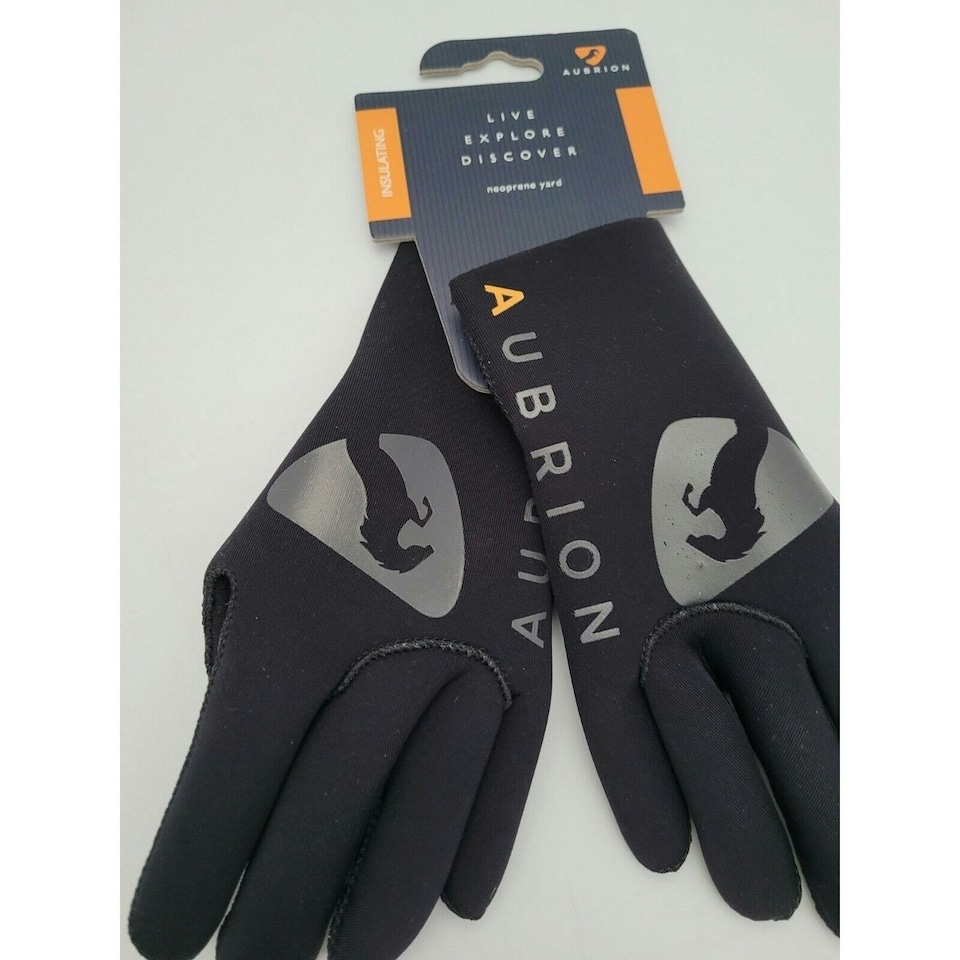 image 1 of Aubrion Neoprene Yard Gloves - Black - XS | Black | XS