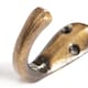 image 2 of Hammer & Tongs Single Robe Hook - W20mm x H45mm - Brass