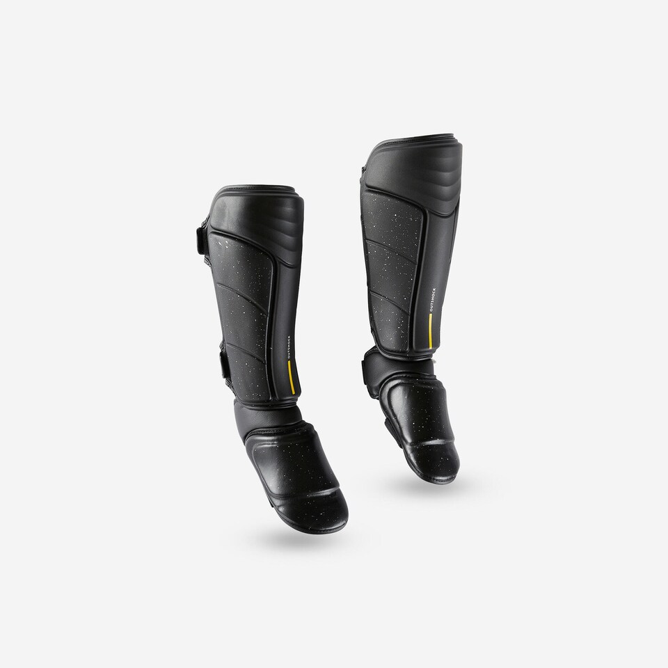 image 1 of Decathlon Adult Muay-Thai/Kickboxing/MMA Shin-Foot Guard