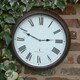 image 2 of Primrose Outdoor Garden Wall Clock Perfect Time Radio Controlled 38cm Diameter