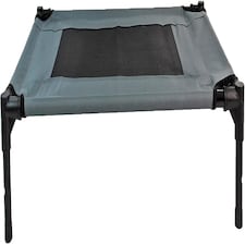 Actiaspet Elevated Dog Bed Oxford Mesh Pet Cot Indoor or Outdoor (Grey, Medium)