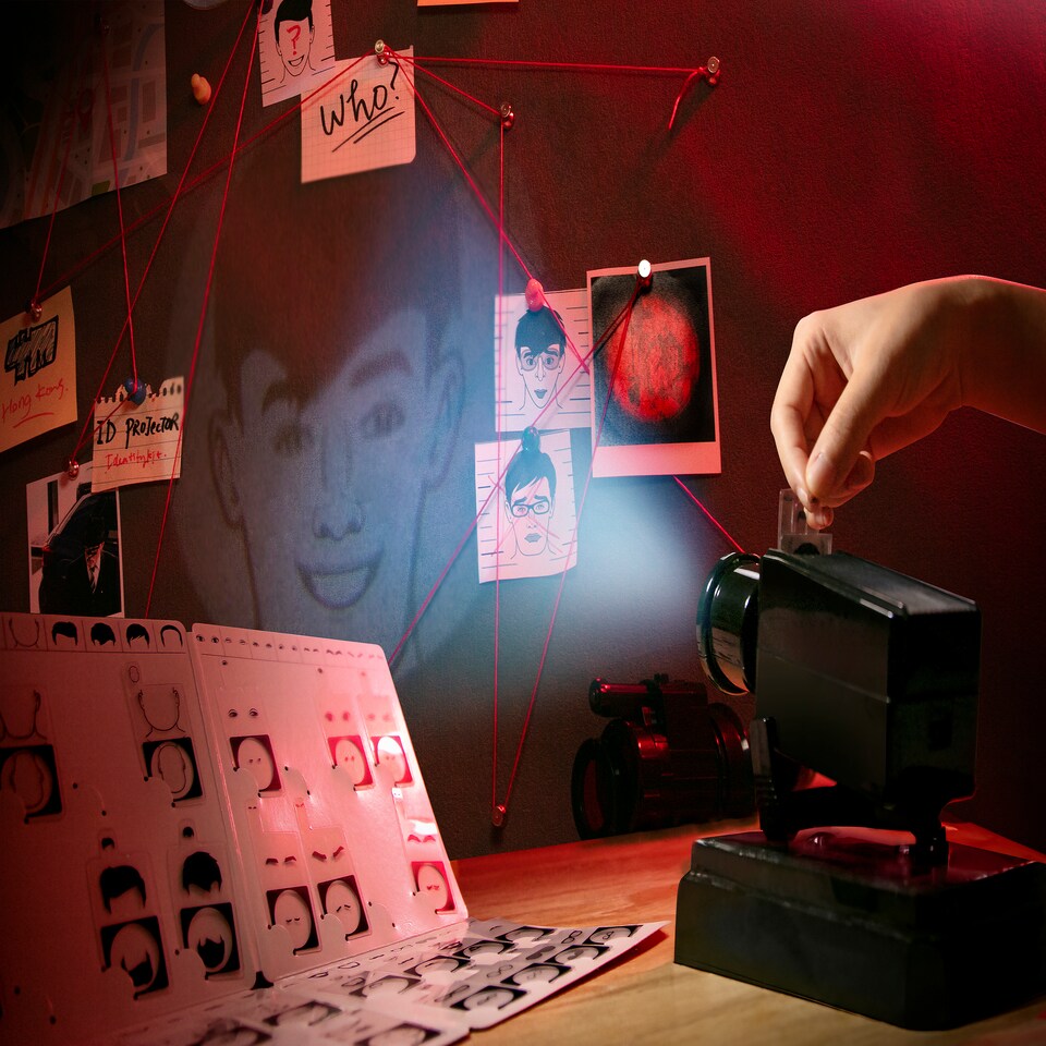 image 1 of KidzLabs - Spy Science - Identikit Projector