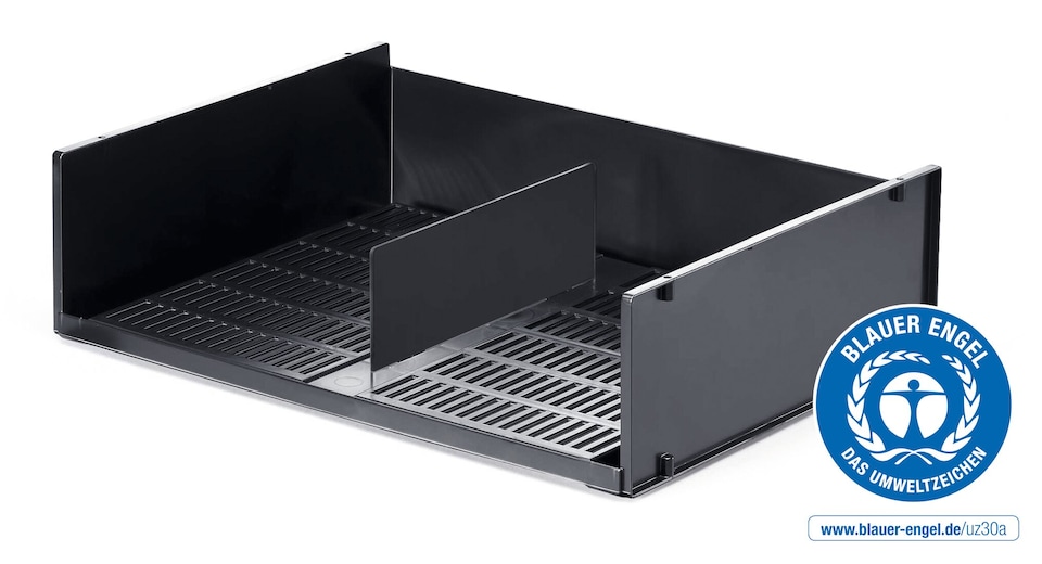 image 1 of Durable OPTIMO Plastic Stackable Letter Tray File | A3 & A4 Grey | Grey