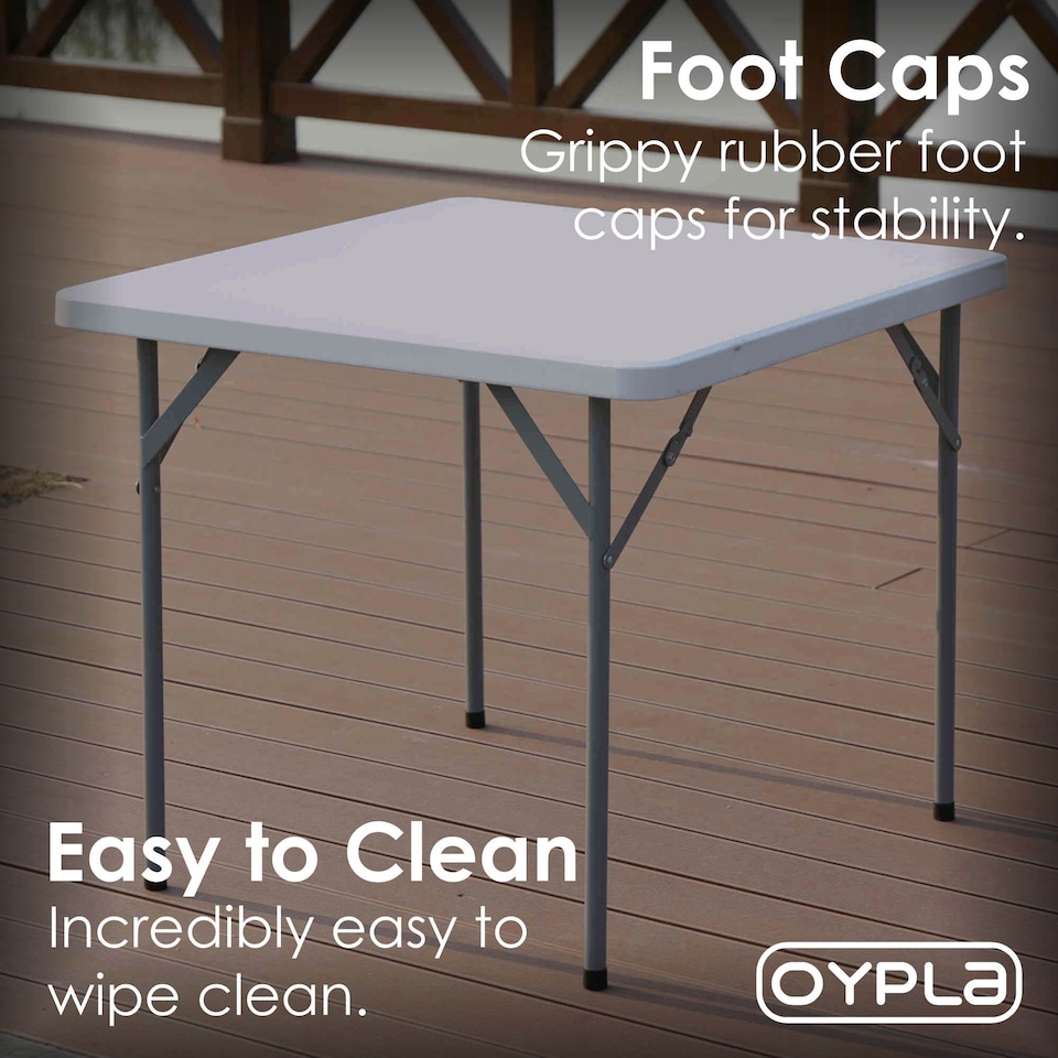 image 1 of 2ft10 88cm Folding Heavy Duty Outdoor Trestle Party Garden Table