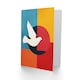 image 2 of Peace Dove Sun Abstract Geometric Bauhaus Design Thank You Card