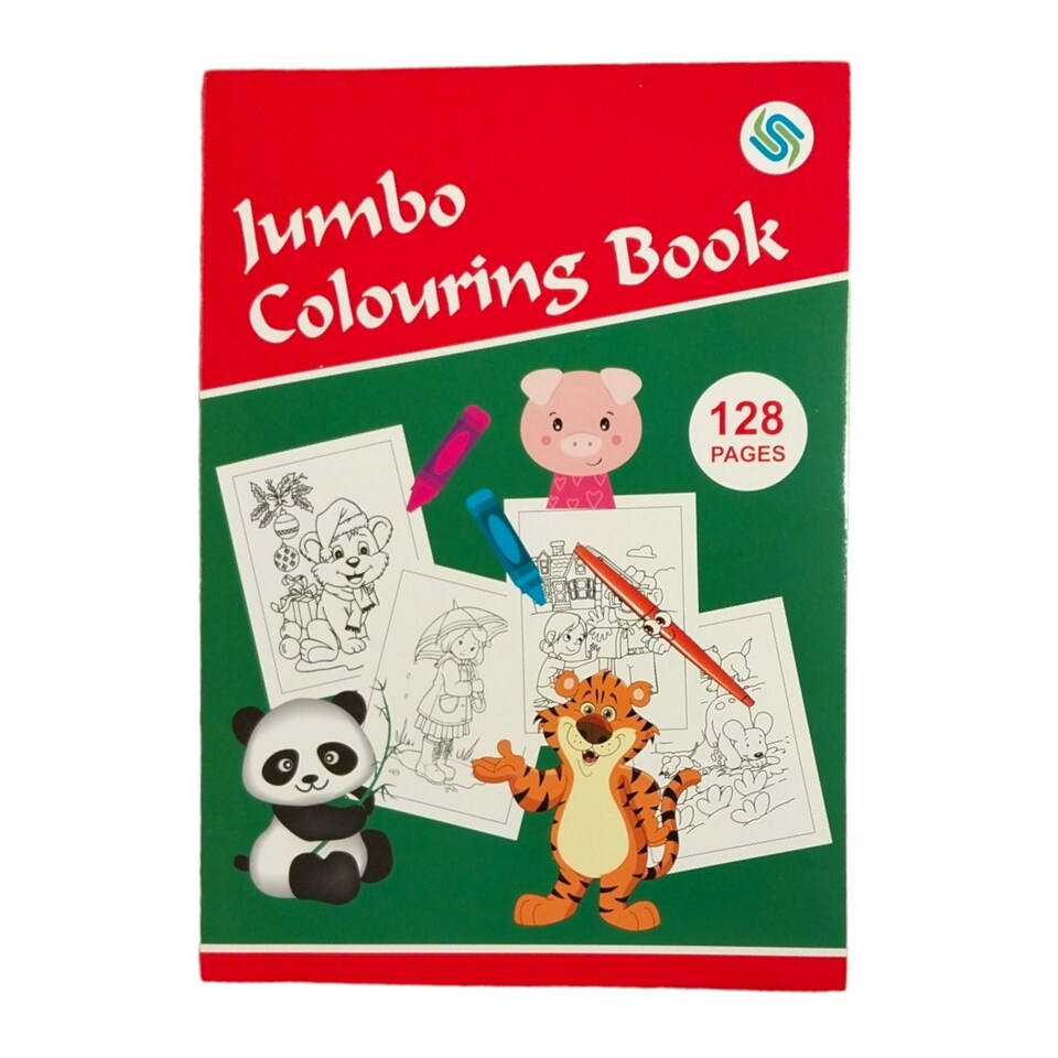 image 1 of 128 Pages A4 Colouring Book 210 x 297mm