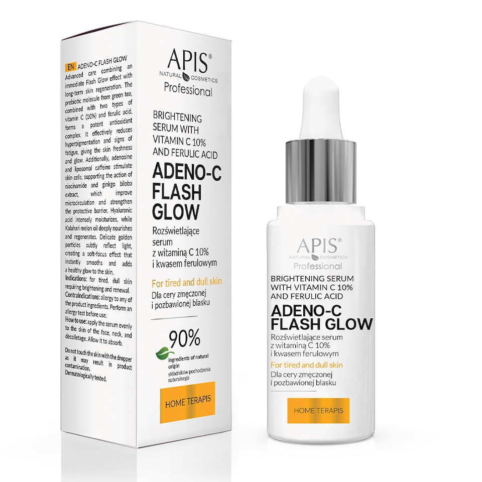 image 1 of Apis ADENO-C Flash Glow Illuminating Face Serum | 30ml