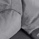image 6 of icon Kids Aurora Velvet Bean Bag Chair Charcoal Grey Childrens Bean Bags Grey | Grey