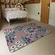 image 3 of Selection of Flowers in Pink, Blue & White (Rug) Multi | XL: 160x230cm
