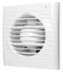 image 1 of Humidity Sensor + Delay Timer 100mm Duct Size White Ventilation Fan Bathroom Air Flow Kitchen Extractor