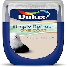 DULUX SIMPLY REFRESH ONE COAT TESTER NATURAL HESSIAN 30ML