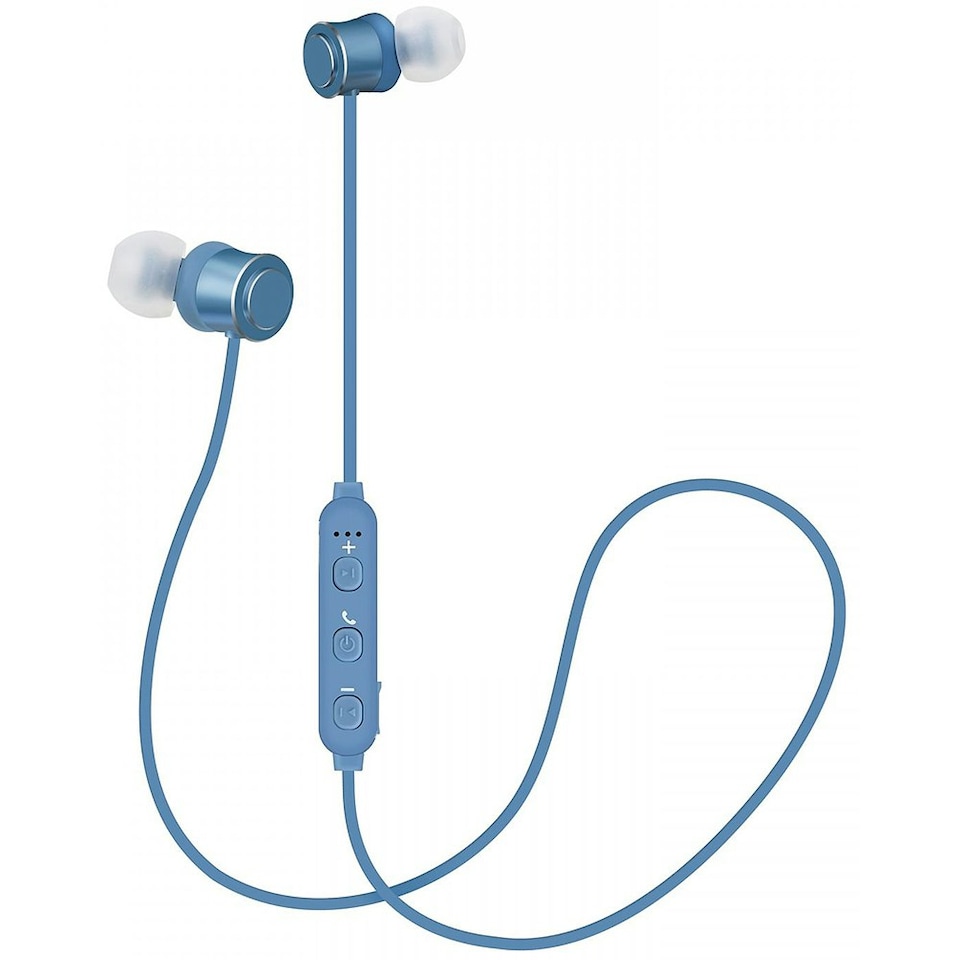 image 1 of Groov-e GVBT1200BE Metal Buds Wireless Bluetooth Earphones - Blue | Blue