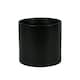 image 1 of Minimalist Matte Black Ceramic Indoor Plant Pot H15 x W15.5cm Black