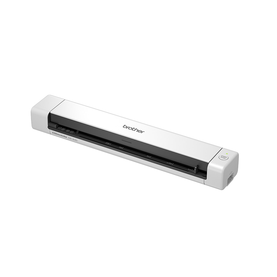 image 1 of Brother DS-640 Portable Document Scanner, 1200 x 1200 DPI, 15 ppm, A4, White