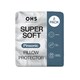image 1 of OHS 2 x Pinsonic Quilted Soft Touch Cushion Cover Pillow Protector, 48x74cm - White