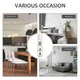 image 5 of HOMCOM Floor Lamp Reading Lamp with 3-Tier Storage Shelf for Home Office Oak