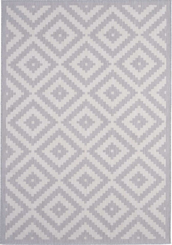 image 1 of The Rugs Outdoor Indoor Diamond Garden Patio Rug Weather Resistant Jet Washable | 100