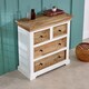image 3 of Alfie 4 Chest of Drawers - Mango Wood - L35 x W80 x H80 cm