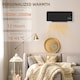 image 4 of HOMCOM 2000W Wall Mounted Ceramic Heater with Remote Control for Home Black