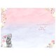 image 4 of Bear Holding Single Flower 50th Birthday Card