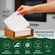 image 7 of ECONX White 2 Ply 4 Fold Paper Napkins Tissue Serviettes for Birthdays Weddings Parties Pack of 1000