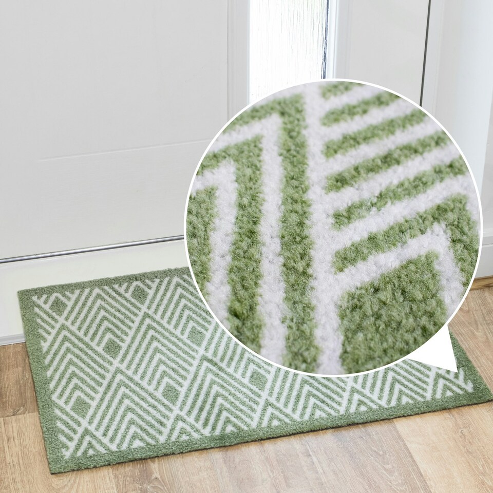 image 1 of JVL Mega Doormat - 50x75cm, Geo