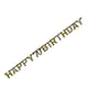 image 2 of Amscan Happy 70th Birthday Letter Banner - Gold - One Size