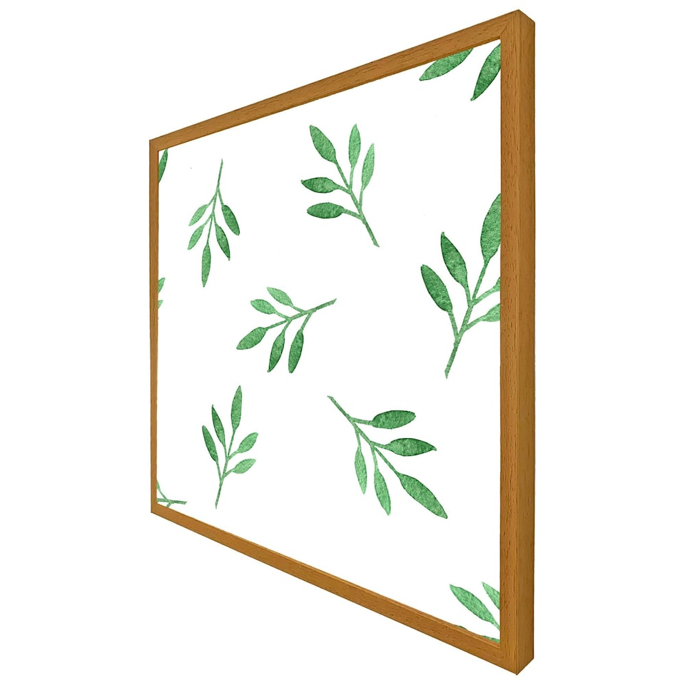 image 1 of Green leaf (Picture Frame) Brown | Oak | M