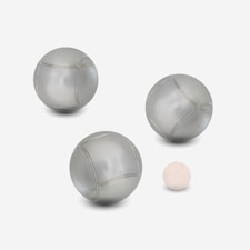 Decathlon Set of Grooved Recreational Petanque Boules 100 Tri-Pack
