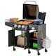 image 1 of Outsunny 9.5 kW Gas Barbecue with Burner, Storage Cabinet and Shelves
