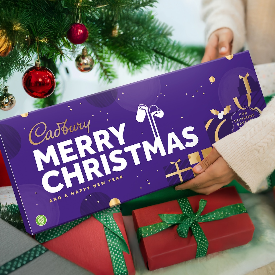 image 1 of Cadbury Christmas Presents Dairy Milk Chocolate Gift Bar 850g