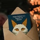 image 3 of Magnificent Moggie Cat William Morris Style Mummy Birthday Card