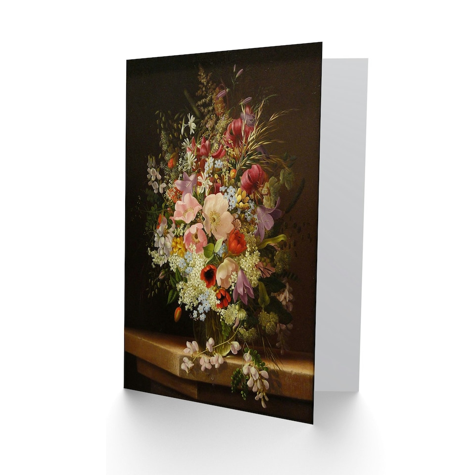 image 1 of Still Life Dietrich Flowers Art Blank Just to Say Card