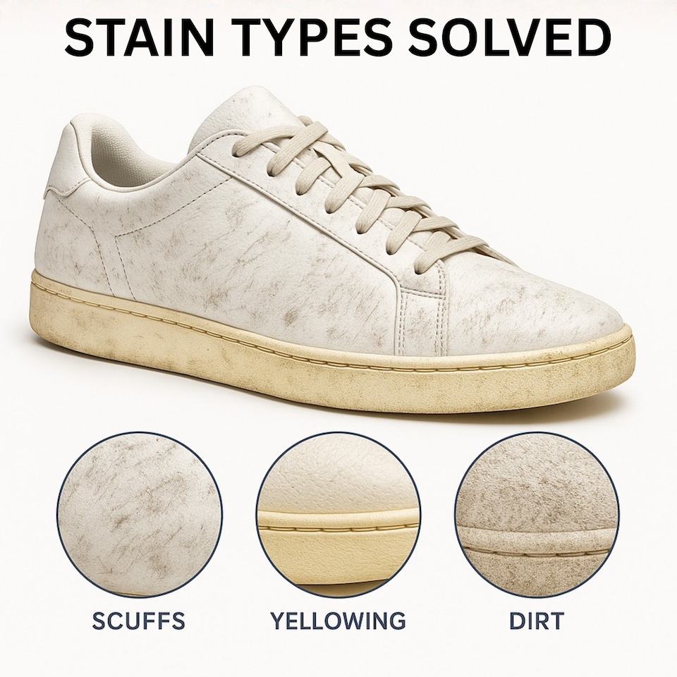 image 1 of Premium Shoe Whitener  By Crease Protect (Pack of one / 75ml))