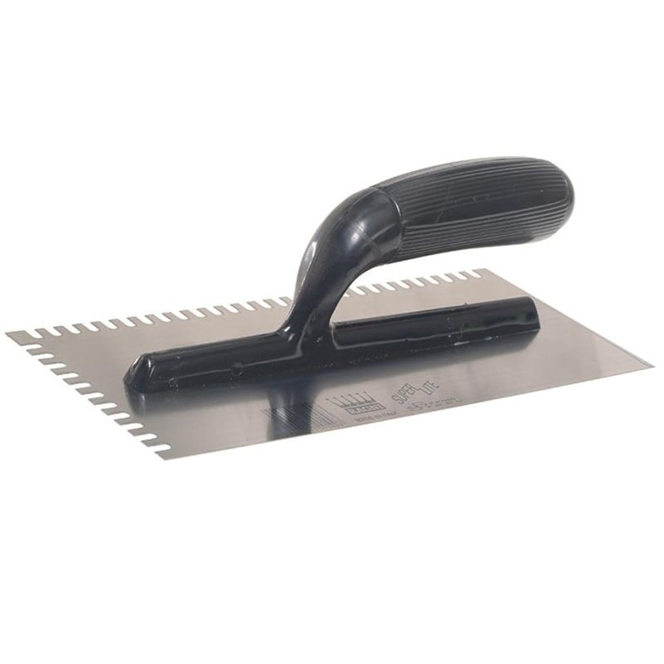 Ragni R231 Mastic Trowel U Notches Edge Plastic Handle 11 X 4.3/4in - Multi Colour - One Size