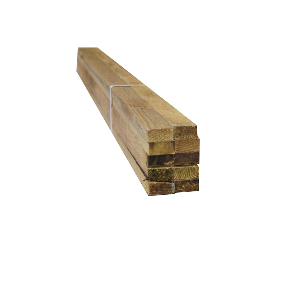 image 1 of Snowdon Timber Factory Reject Treated Battens (L) 2.4m (W) 38mm (T) 19mm 10 Pack