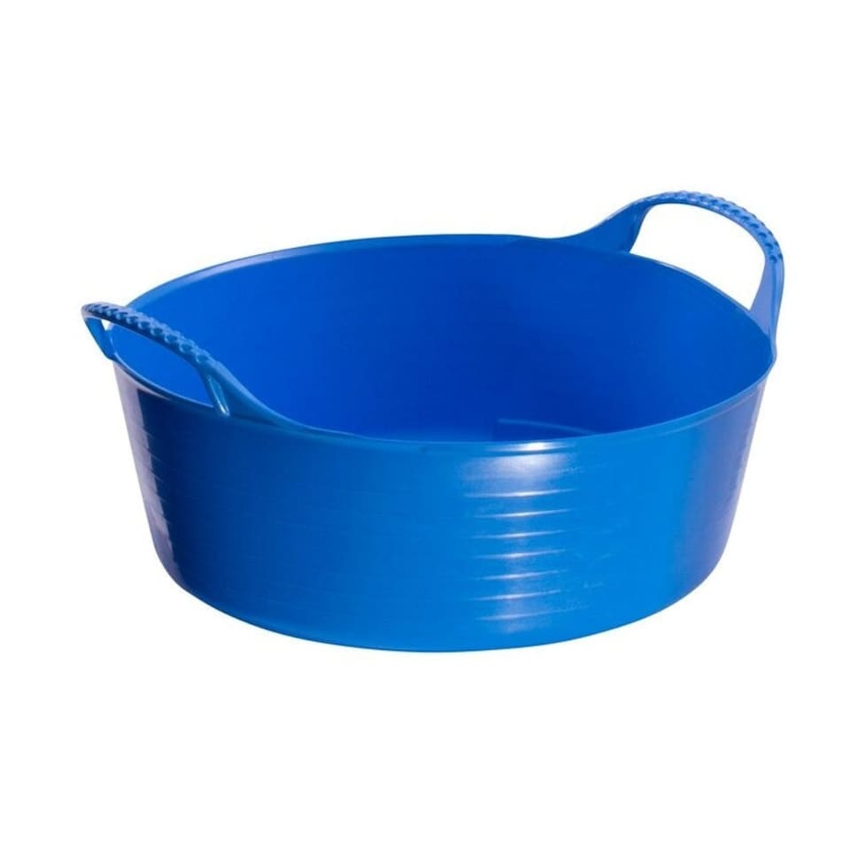 Red Gorilla Mini Flexible Shallow Tubtrug - Blue - 5 litres