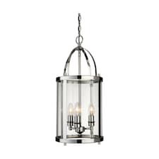 Imperial 3 Light Round Ceiling Pendant Lantern Chrome, E14
