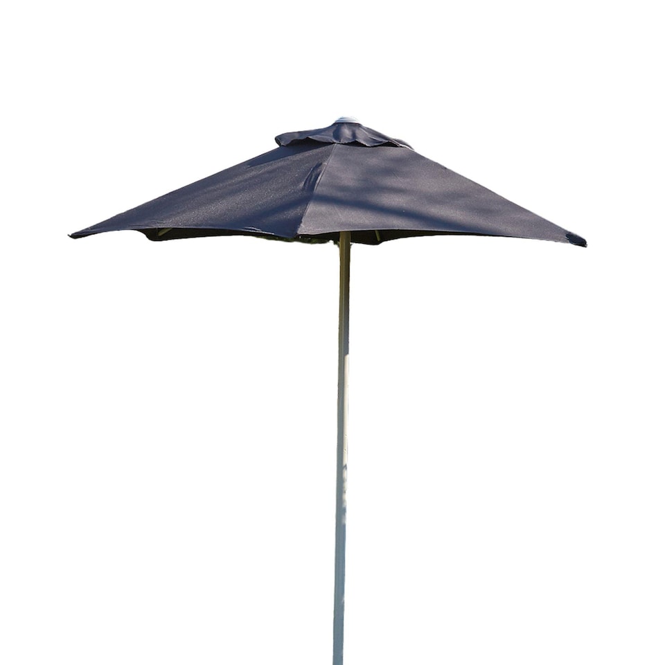 image 1 of Garden Parasol 2 Metre Patio Shade Sun Umbrella Rust Proof Aluminium Pole | Black