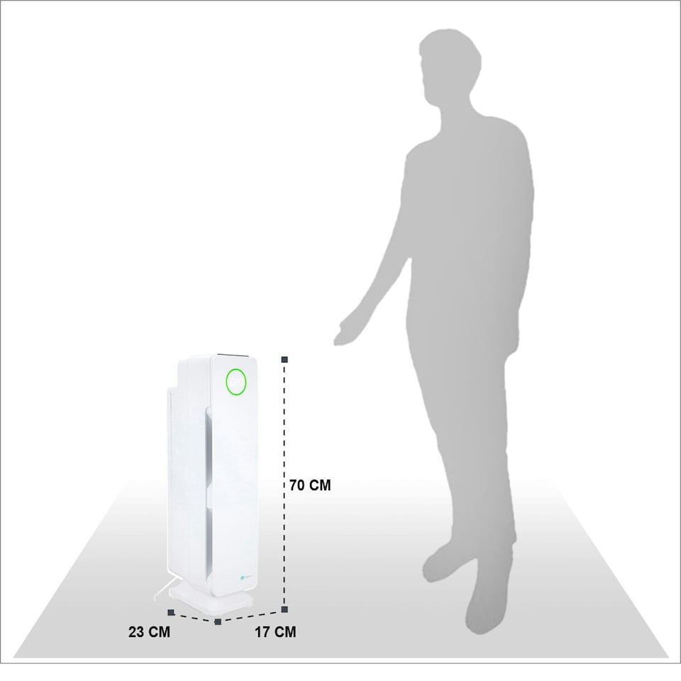 image 1 of Puremate Multiple Technologies Intelligent 5 in 1 Air Purifier and UV