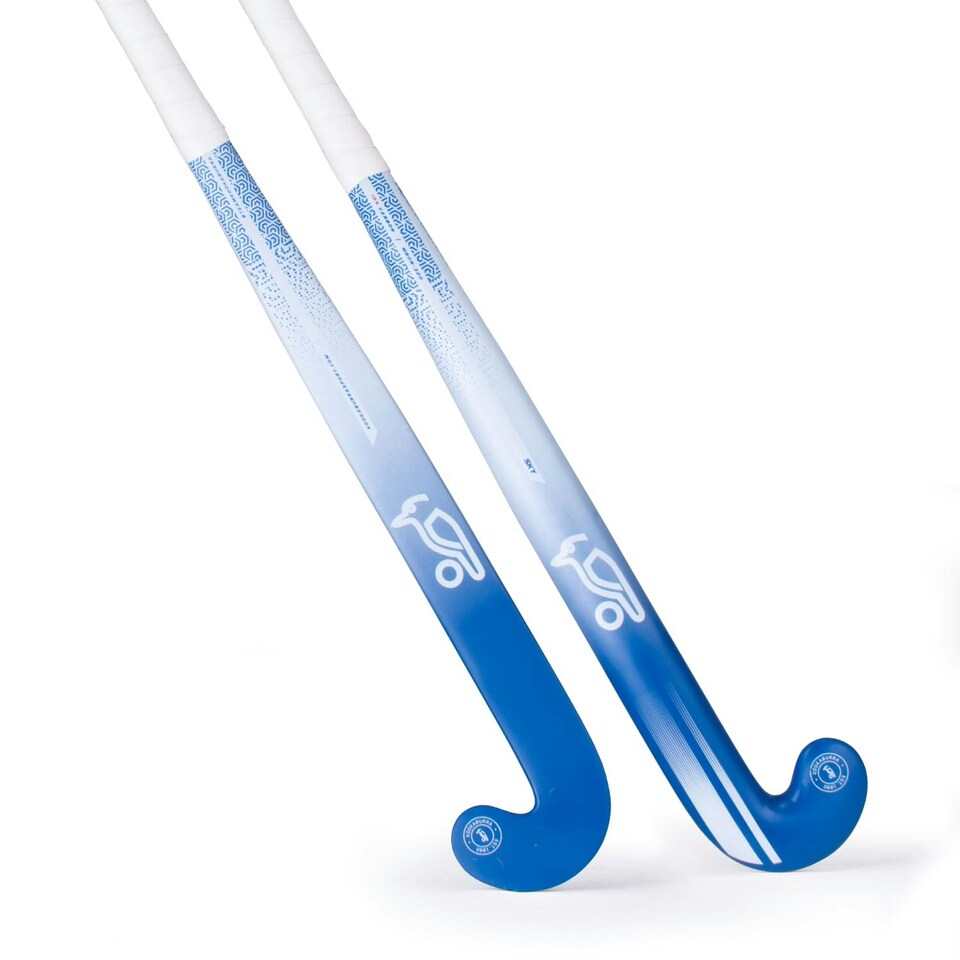 Kookaburra Sky M-Bow Hockey Stick - 36.5" Light - Blue/White - 6A2334J