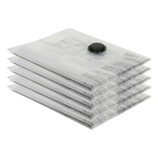 Harbour Housewares Vacuum Storage Bags - Large (60 x 80cm) - Grey - Pack of 5 Grey