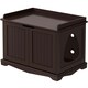 image 2 of Yaheetech Pet Litter Box with Spacious Storage Space N/A | Espresso | One Size