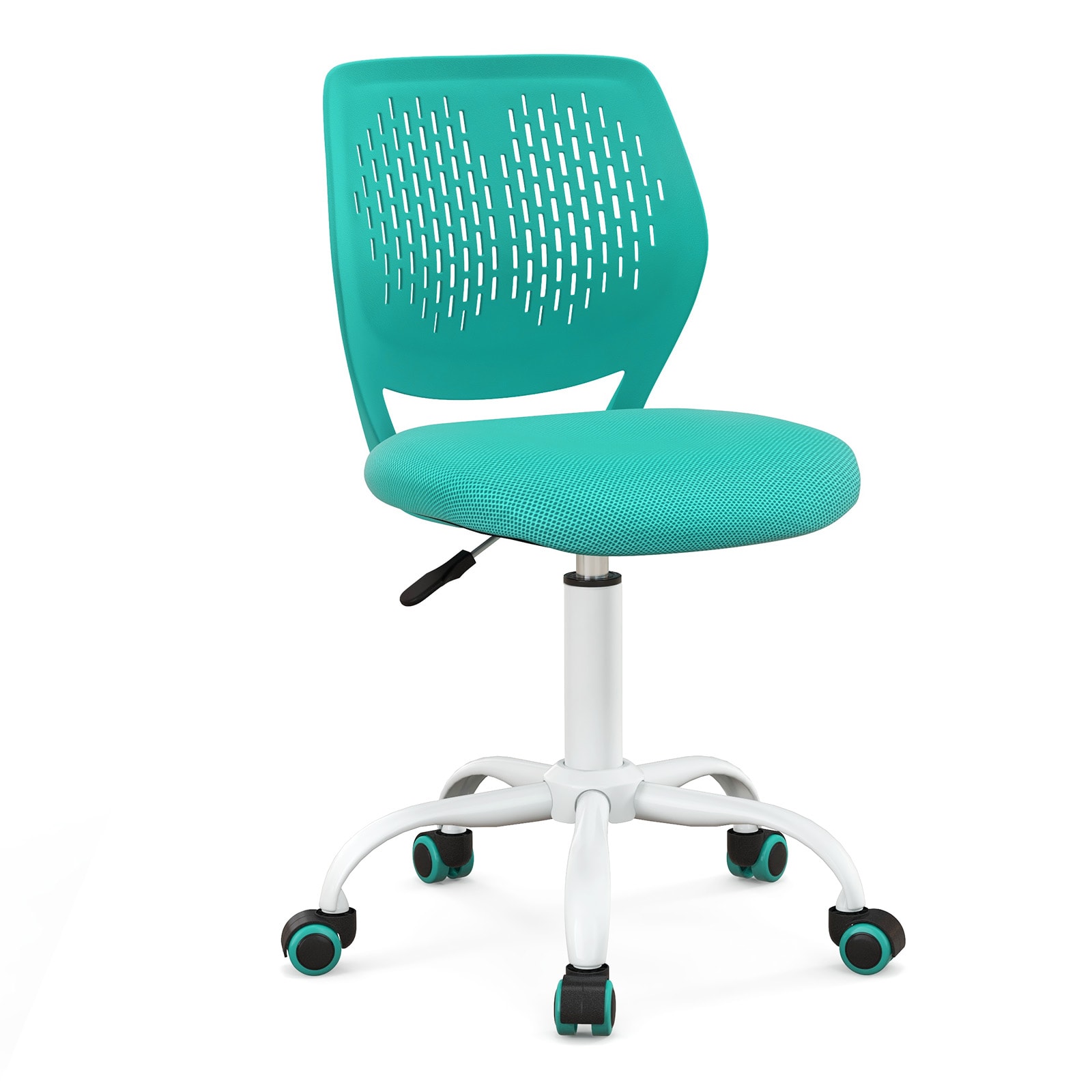 COSTWAY Kids Desk Chair Ergonomic Adjustable Children Study Chair-Green