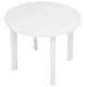 image 10 of Round Plastic Table & 2 Folding Chairs Set with Armrests Garden Patio Furniture