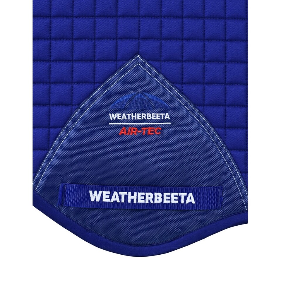 image 1 of Weatherbeeta Air-Tec Horse Jumping Saddlepad | Grey | Cobalt | 23in x 20in | 1